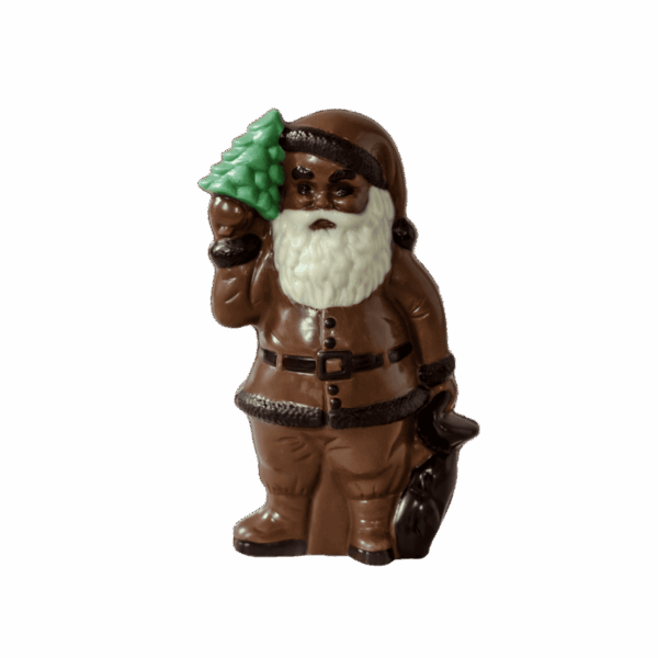 Weihnachtsmann mit Christbaum