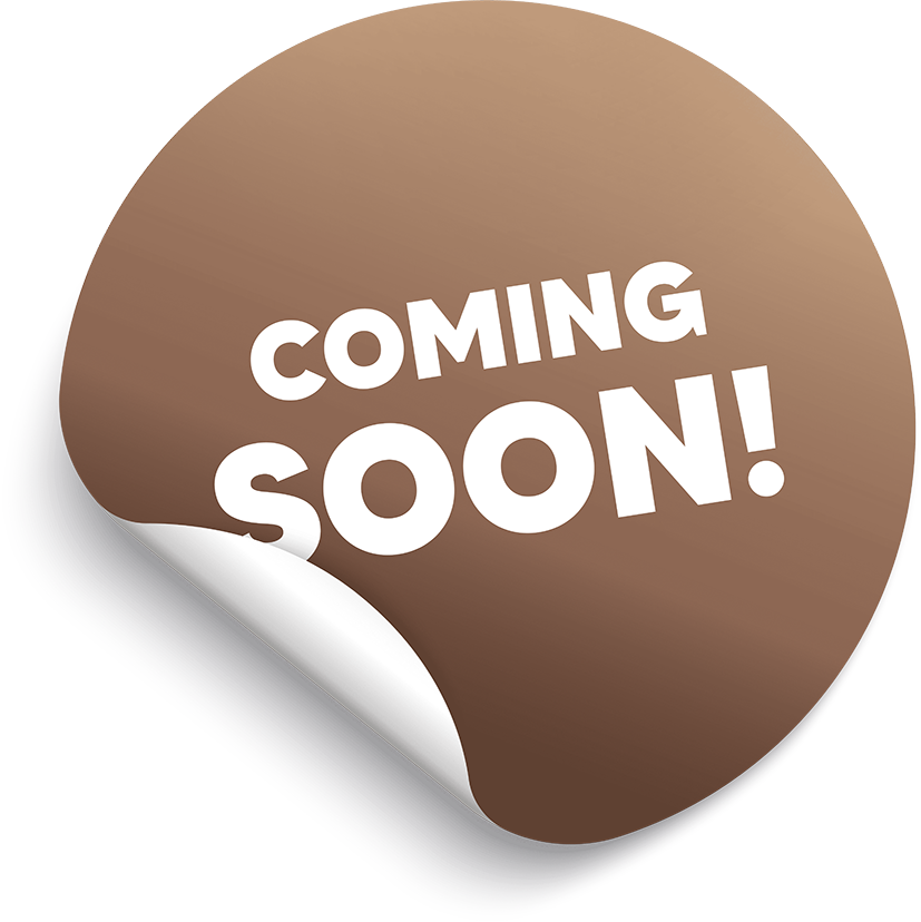 Button mit Text Coming Soon