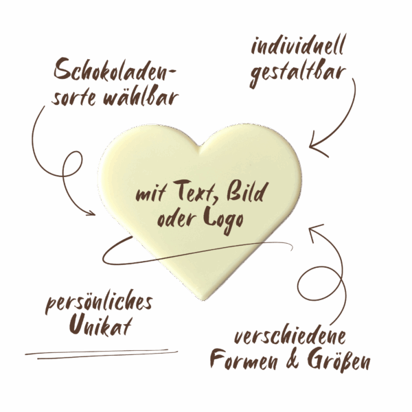 Bedruckte Schokolade