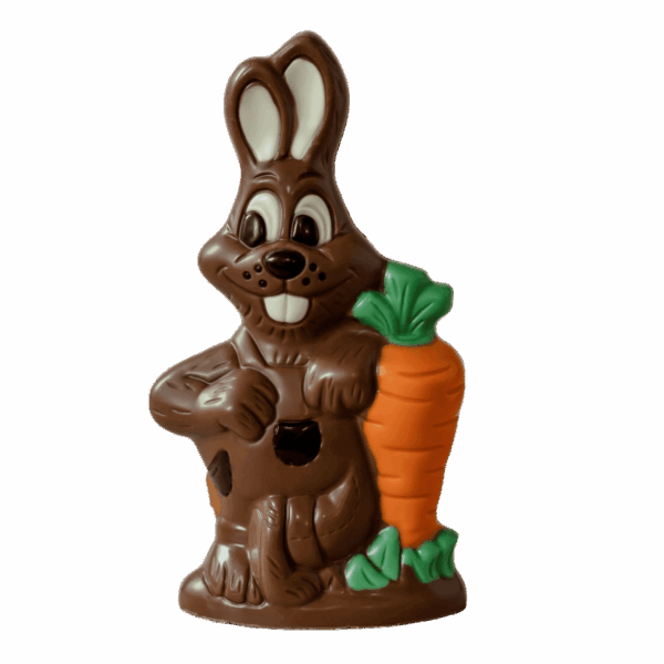 kleiner Hase mit Karotte